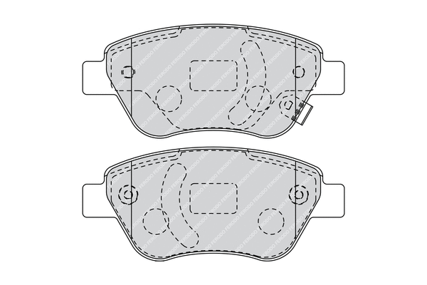 Brake Pad Set, disc brake (FDB1920G)