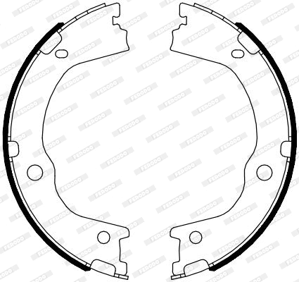Brake Shoe Set, parking brake (FSB4089)