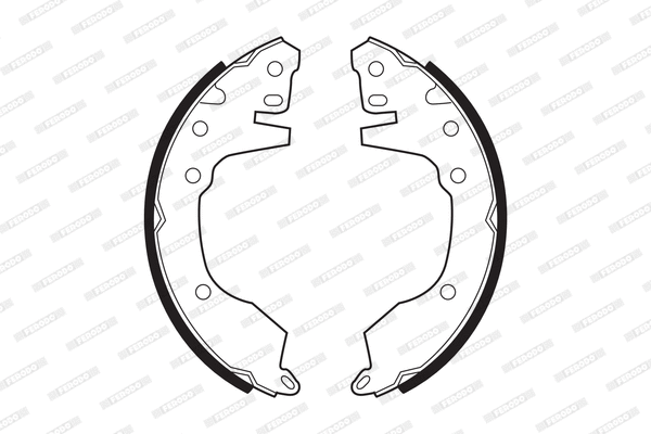 Brake Shoe Set (FSB290)