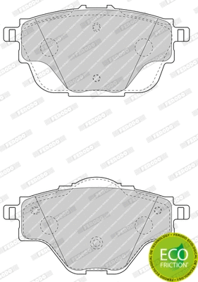 Brake Pad Set, disc brake (FDB4766)