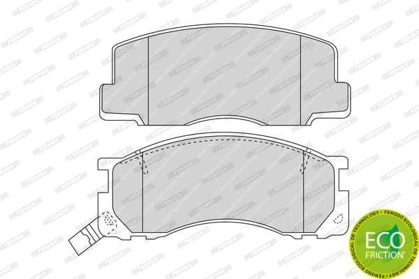 Brake Pad Set, disc brake (FDB930)