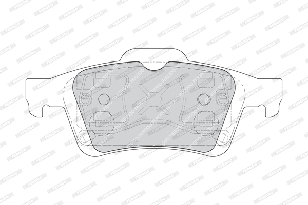 Brake Pad Set, disc brake (FDB1675)