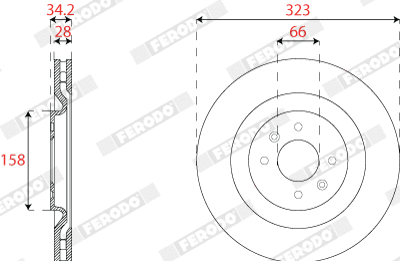 Brake Disc (DDF2784C)
