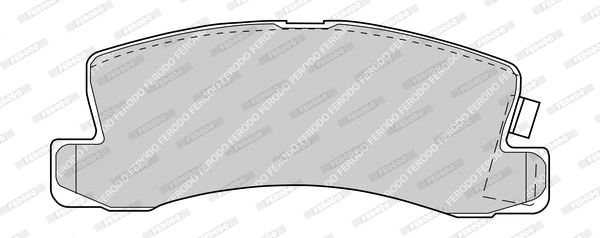 Brake Pad Set, disc brake (FDB478-D)