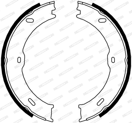 Brake Shoe Set, parking brake