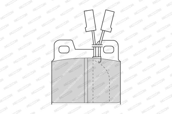 Brake Pad Set, disc brake (FDB347)