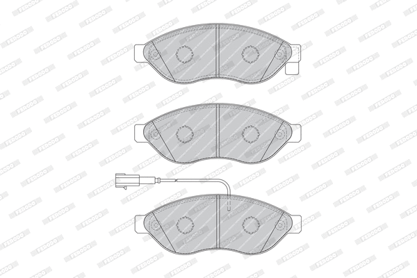 Brake Pad Set, disc brake (FVR1923)