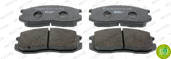 Brake Pad Set, disc brake (FDB759)