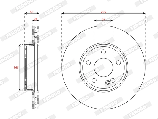 Brake Disc (DDF3033C)