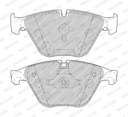 Brake Pad Set, disc brake (FDB4382-D)