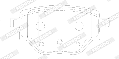 Brake Pad Set, disc brake (FDB5196)