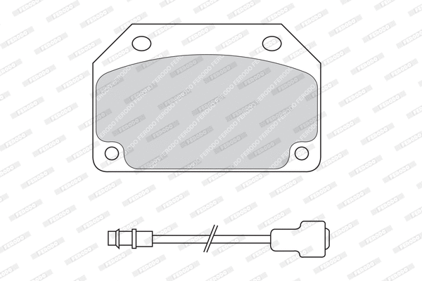 Brake Pad Set, disc brake (FDB203)