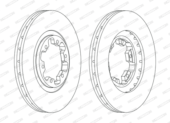 Brake Disc (DDF1626P-1-D)