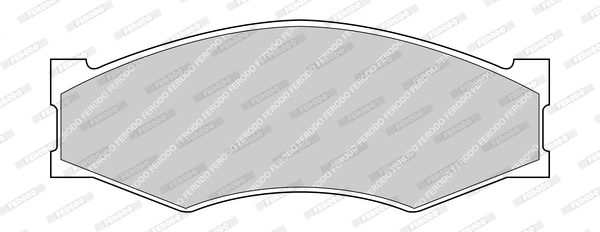 Brake Pad Set, disc brake (FDB340-D)