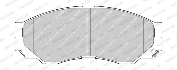 Brake Pad Set, disc brake (FDB1422-D)