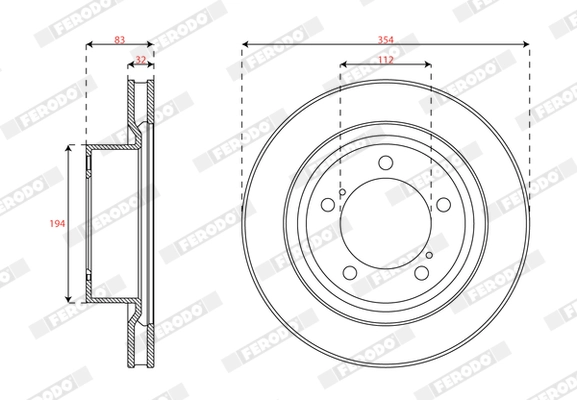 Brake Disc (DDF3077C-1)