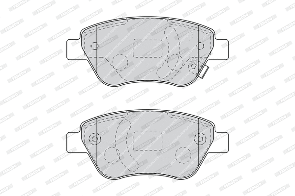 Brake Pad Set, disc brake (FDB1920W)