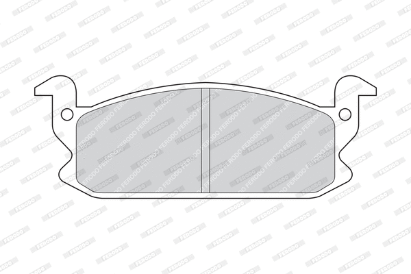 Brake Pad Set, disc brake (FDB407)