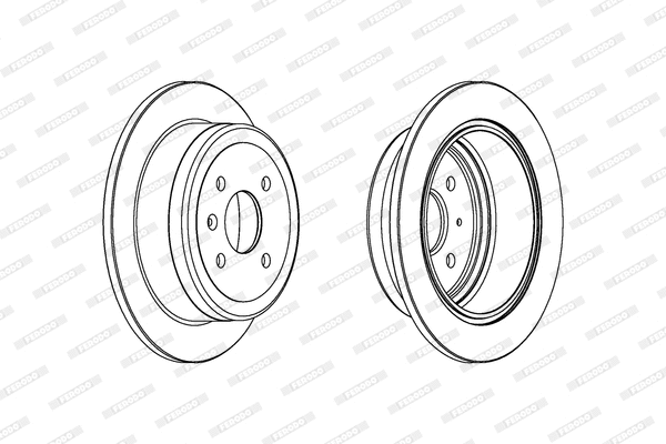 Brake Disc (DDF1187)