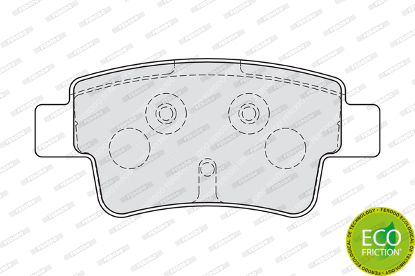 Brake Pad Set, disc brake (FDB1858)