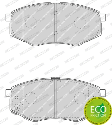 Brake Pad Set, disc brake (FDB4447)
