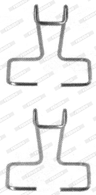 Accessory Kit, disc brake pad (FBA494)