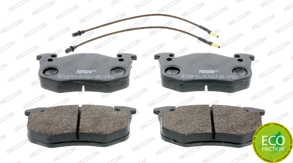 Brake Pad Set, disc brake (FDB440)
