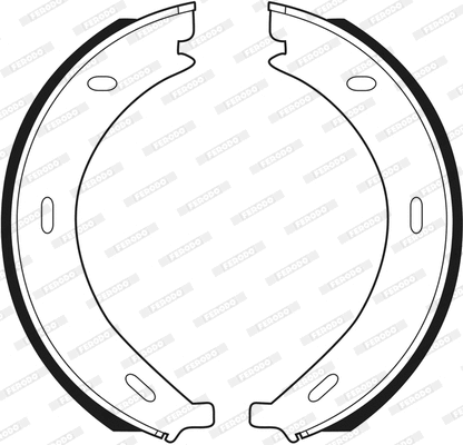 Brake Shoe Set, parking brake