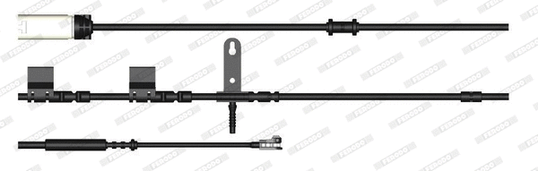 Warning Contact, brake pad wear (FWI440)