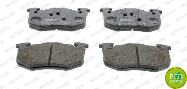 Brake Pad Set, disc brake (FDB558)