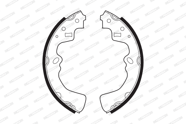 Brake Shoe Set (FSB275)