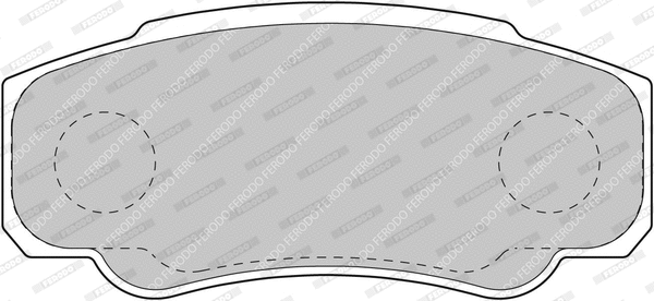 Brake Pad Set, disc brake (FDB1480)