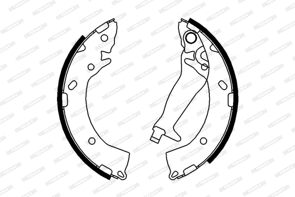 Brake Shoe Set (FSB678)