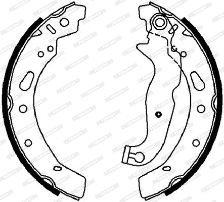 Brake Shoe Set (FSB4018)