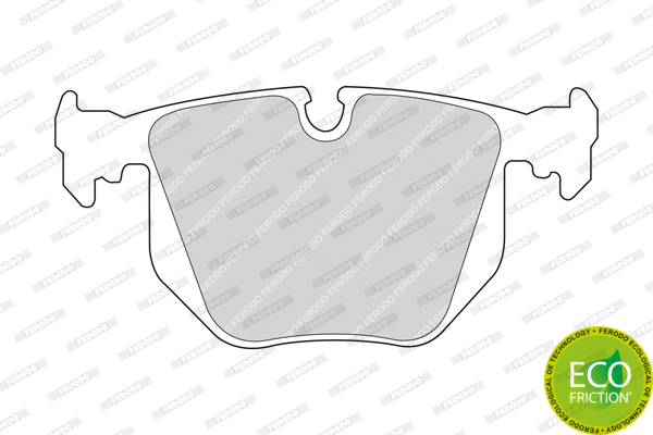 Brake Pad Set, disc brake (FDB857)
