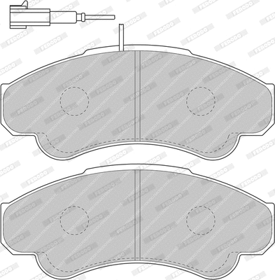 Brake Pad Set, disc brake (FDB1479)