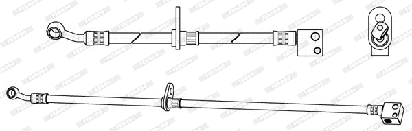 Brake Hose (FHY3286)