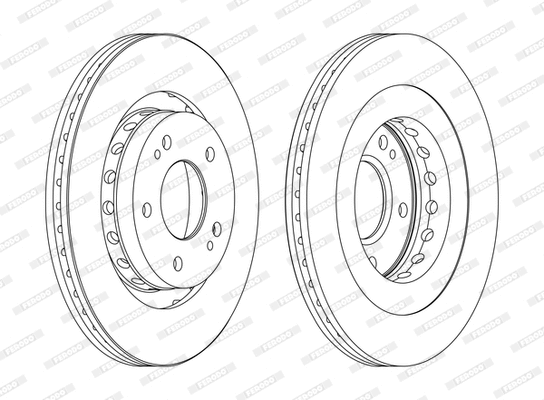 Brake Disc (DDF1642P-1-D)