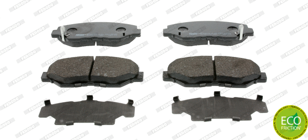 Brake Pad Set, disc brake (FDB1658)