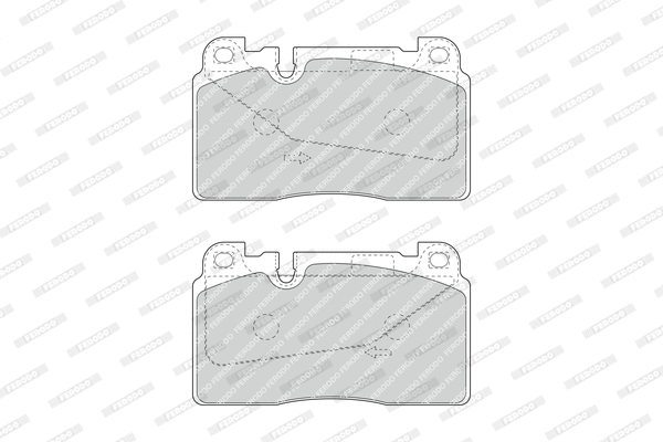 Brake Pad Set, disc brake (FDB4908)