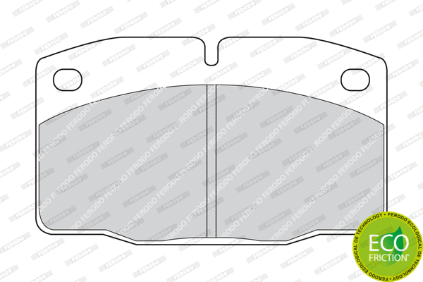 Brake Pad Set, disc brake (FDB173)