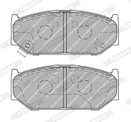 Brake Pad Set, disc brake (FDB4257-D)