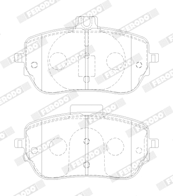 Brake Pad Set, disc brake (FDB5180)