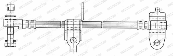 Brake Hose (FHY2566)