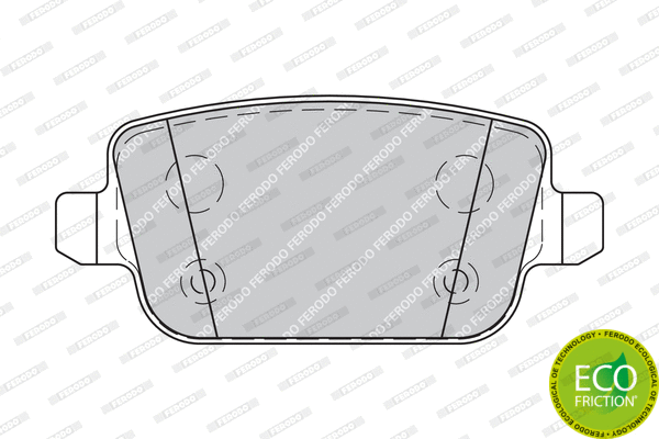 Brake Pad Set, disc brake (FDB1917)