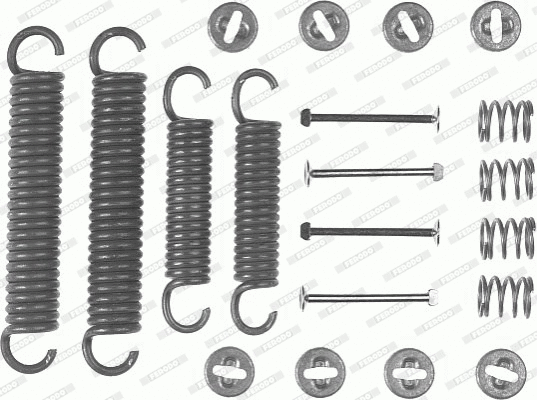 Accessory Kit, brake shoes (FBA101)