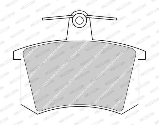 Brake Pad Set, disc brake (FDB222-D)