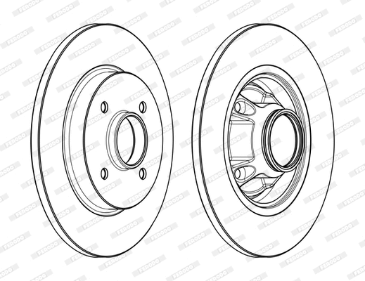 Brake Disc (DDF1735P-D)