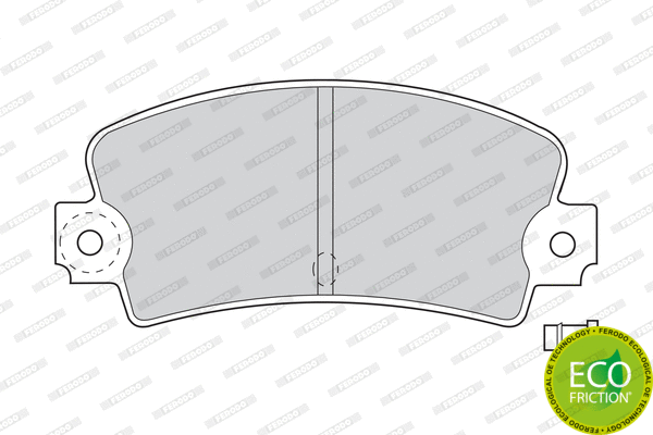 Brake Pad Set, disc brake (FDB114)
