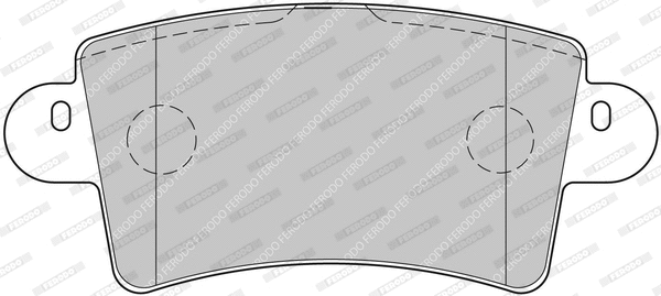 Brake Pad Set, disc brake (FDB1453)